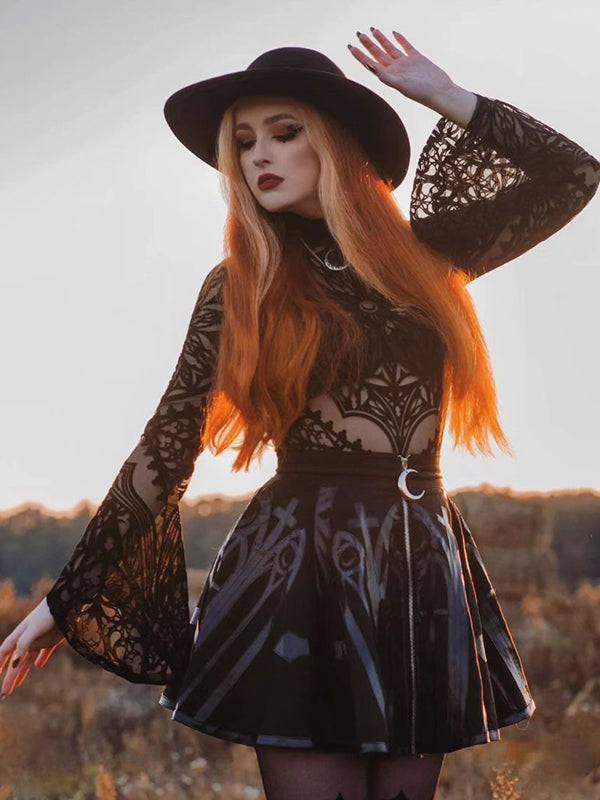 Cathedral Rok Maat S - DivineDarkness- Online shop voor Gothic en Alternatieve Kleding!